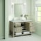 James Martin Vanities 48'' Single Vanity, Whitewashed Oak w/ 3 CM Eternal Jasmine Pearl Quartz Top 330-V48-WWO-3EJP - alternate 4